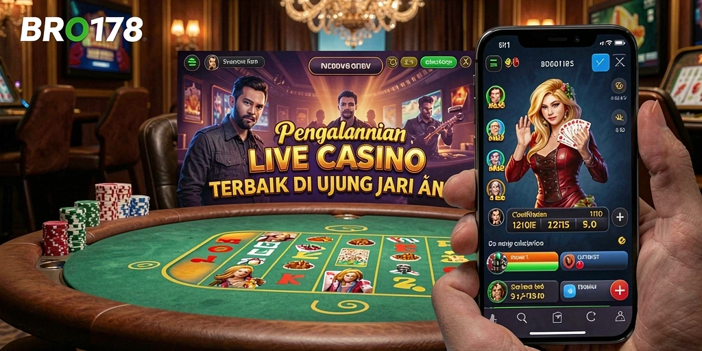 Tampilan gameplay mendebarkan di BRO178 untuk pengalaman Live Casino nyata.