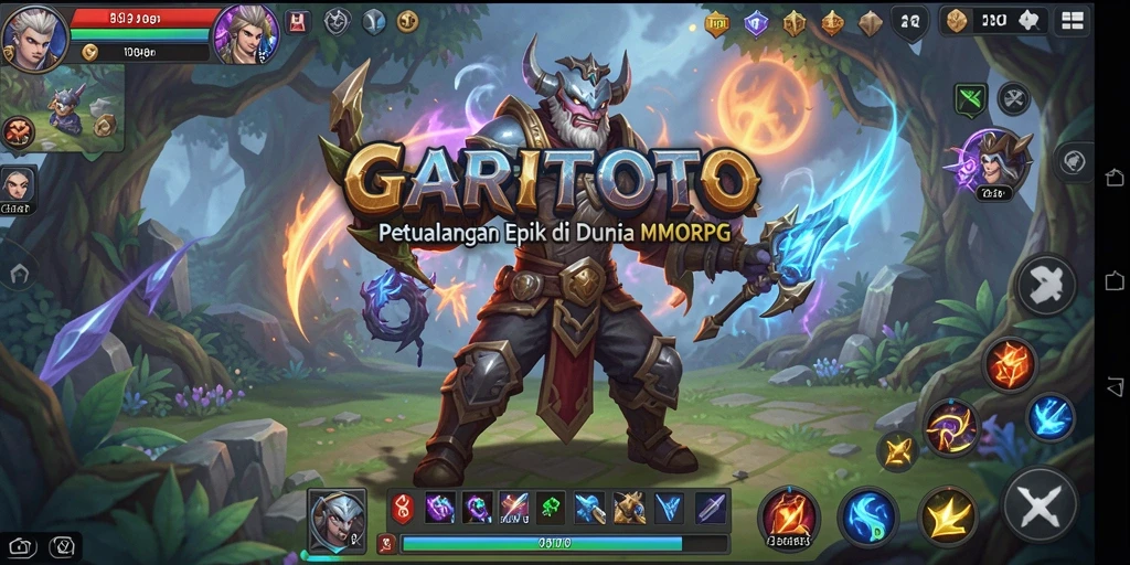 Tampilan gameplay <strong>GARITOTO</strong> yang epik dan mendalam di dunia MMORPG.
