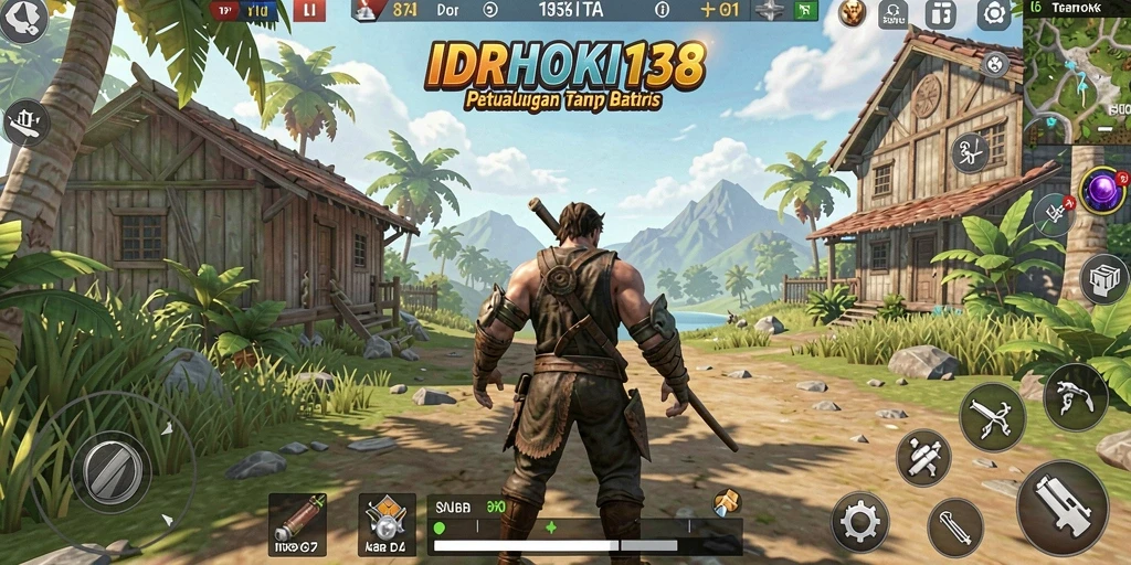 Tangkapan layar gameplay yang menunjukkan keindahan dunia terbuka.