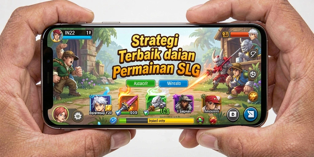 Tampilan layar permainan IN22 yang menarik dan menantang.