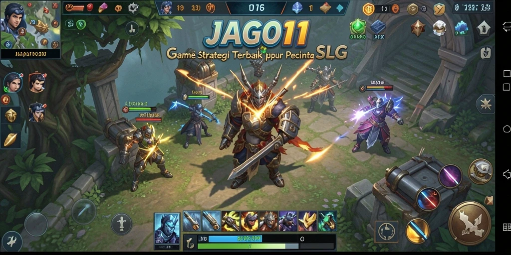 Tampilan gameplay menegangkan dan penuh strategi dari JAGO11.