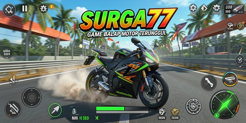 Pengalaman balap motor yang mendebarkan dan grafis menawan.